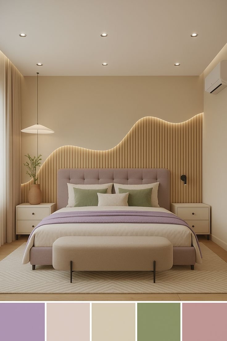 King Size Walnut Bed